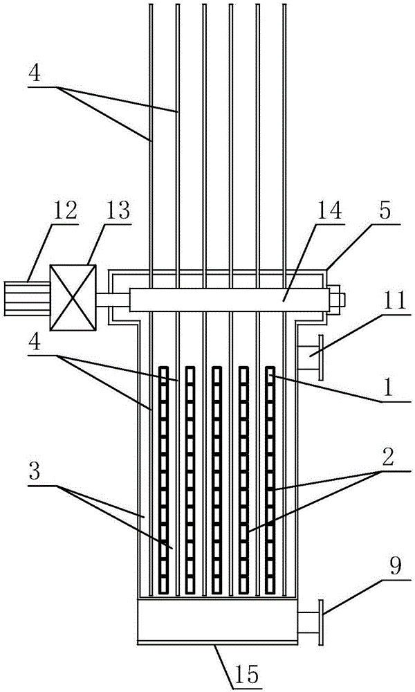 Solidified latent heat acquiring device and system