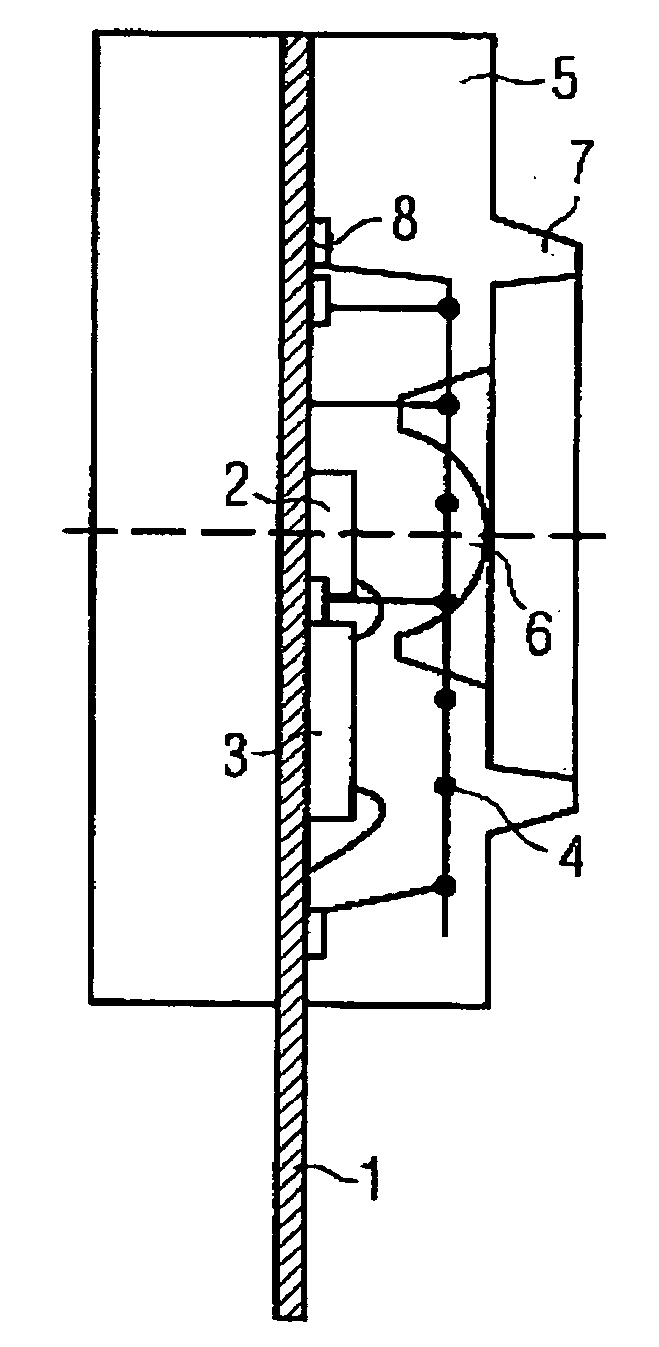 Optoelectronic apparatus with a shielding cage, and methods for production of an optoelectronic apparatus with a shielding cage.