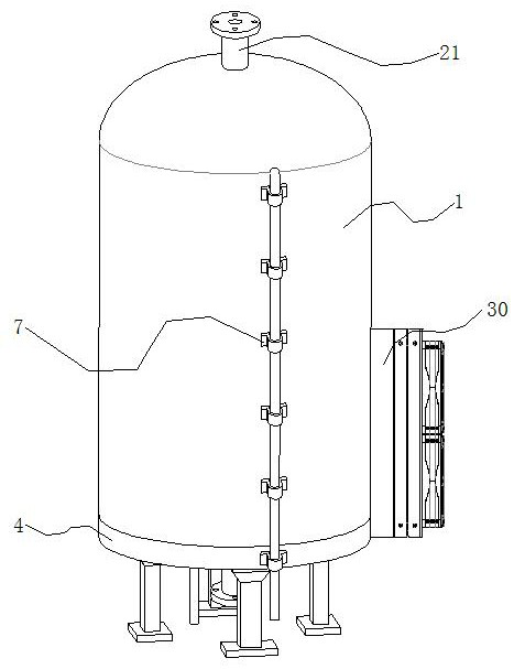 Explosion-proof solvent oil cold storage tank for chemical engineering