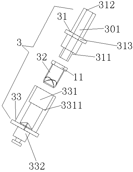 Anti-reverse-flow valve device for collecting venous blood samples and blood collecting needle device
