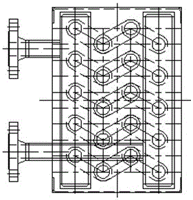 Air cooling type tube bundle of heat exchanger