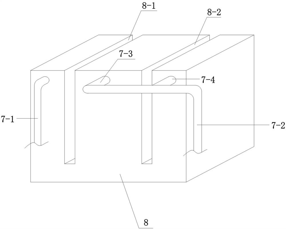 Aluminum electrolysis cell side furnace wall repairing system