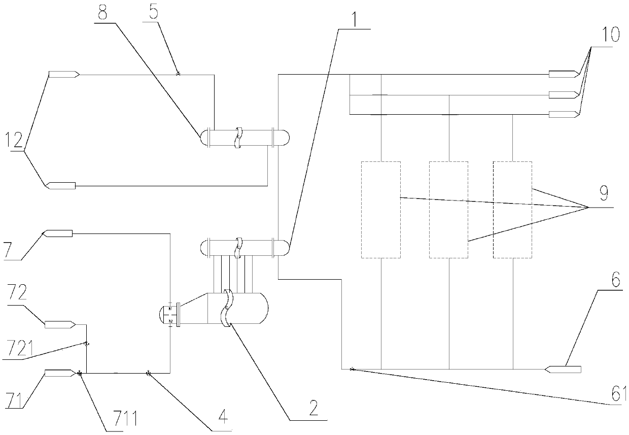 Ethylene vaporization system and preparation method thereof