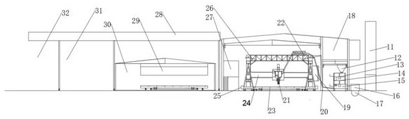 Cement printing automatic production system