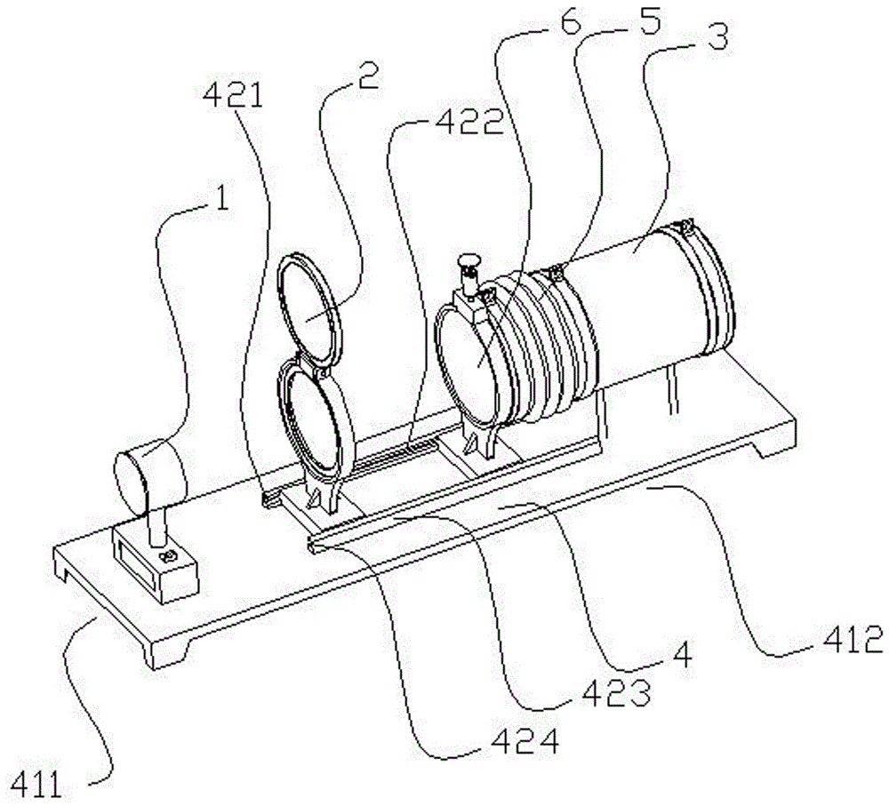 Physics teaching presentation device