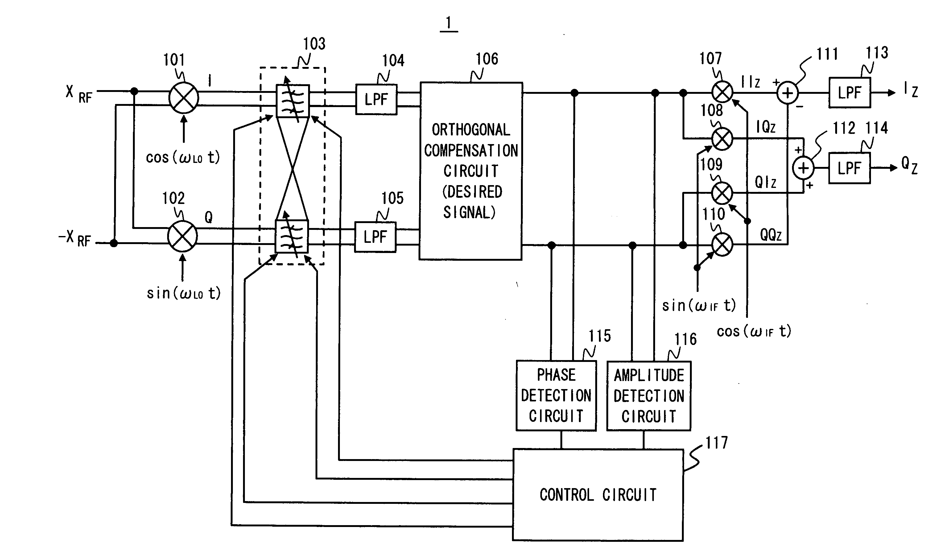 Receiving apparatus and image rejection method