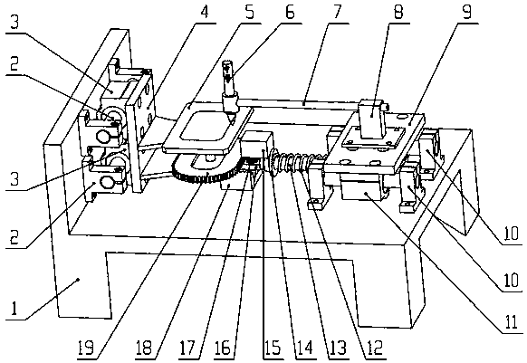 Single-power input peripheral profile-modeling robot with straight-sided polygon