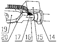 Single-power input peripheral profile-modeling robot with straight-sided polygon