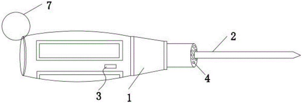 Pressure and photosensitization combined light emitting magnetizing screwdriver