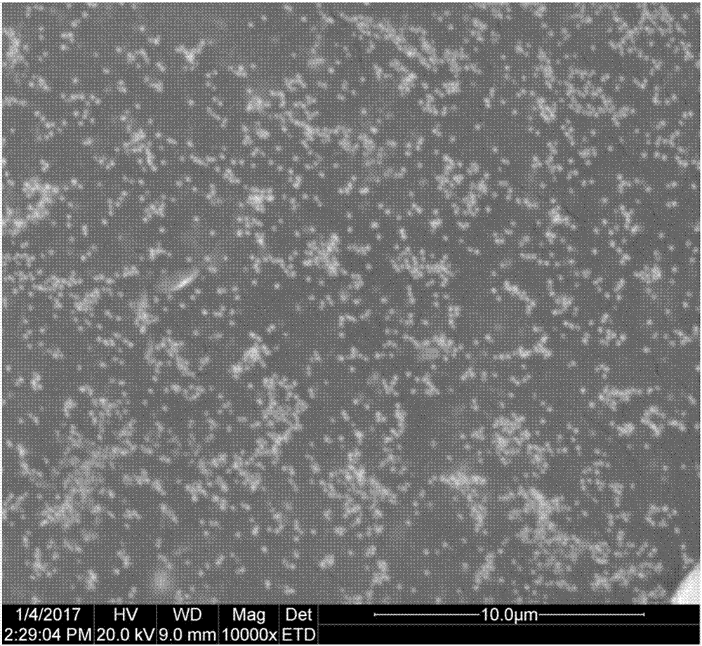 Method for preparing polyurethane-nanosilver long-acting antibacterial film by post-heat treatment modification method