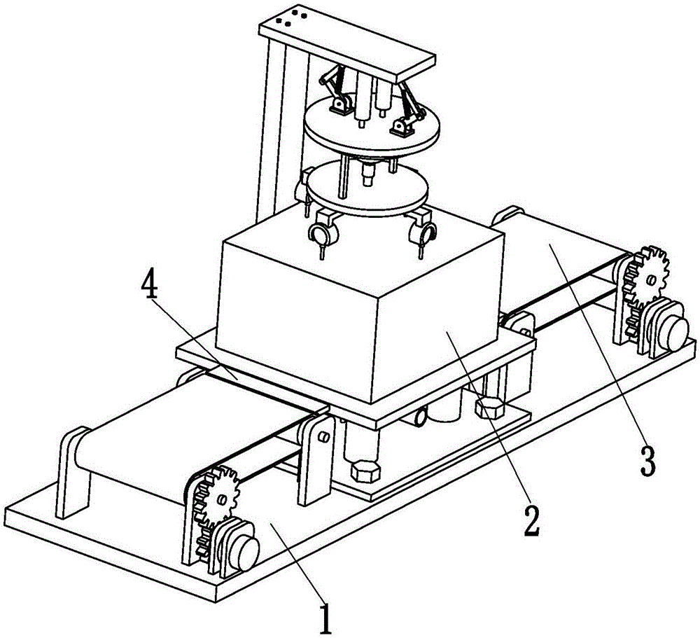 Automatic detecting device for compressive strength of corrugated case for logistics packaging