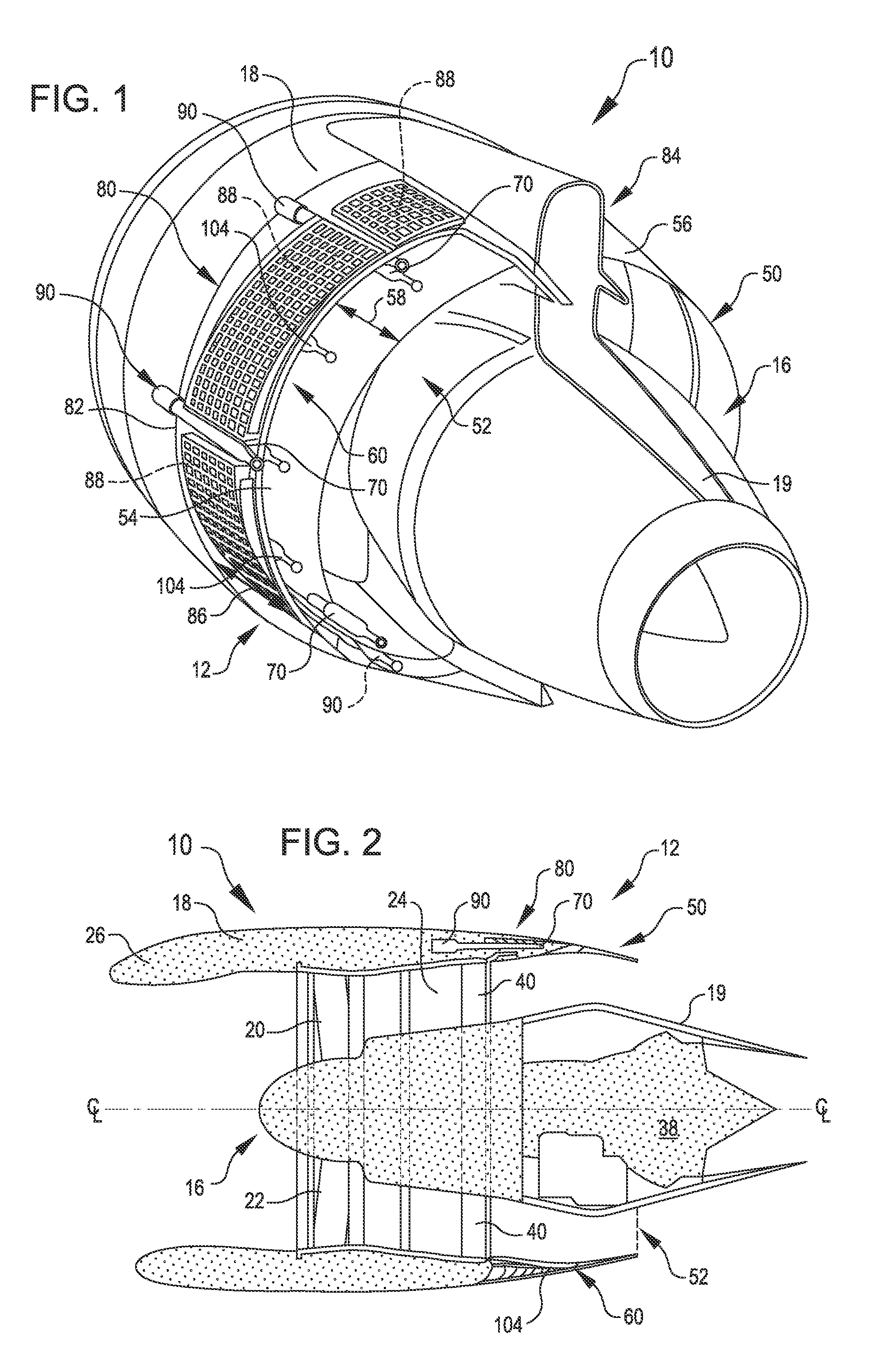 Variable area fan nozzle with drive system health monitoring
