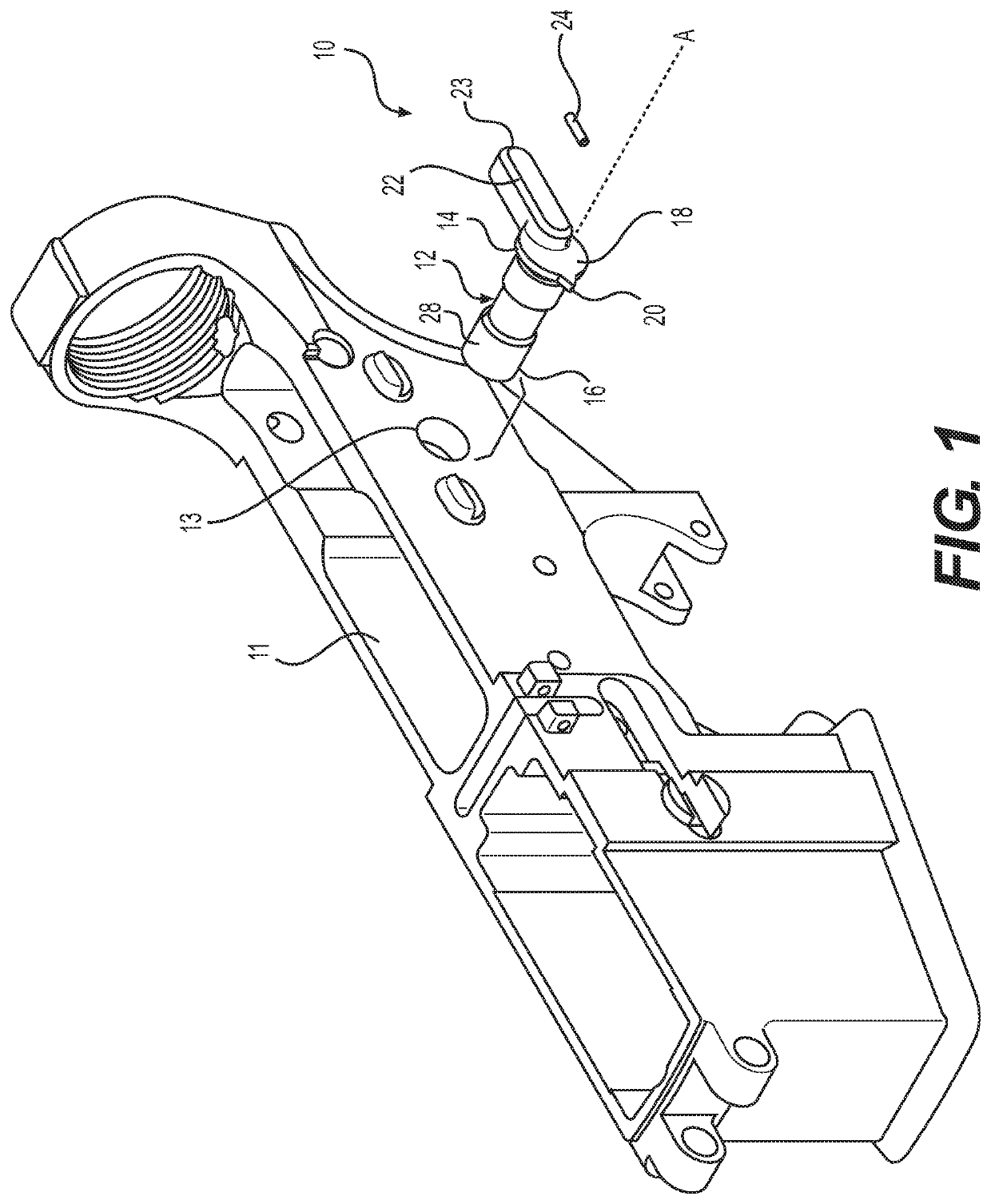 Tritium firearm safety selector