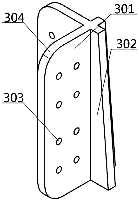 Corner beam column joint for square tubular column and H-shaped steel and assembled connection part and construction method for corner beam column joint