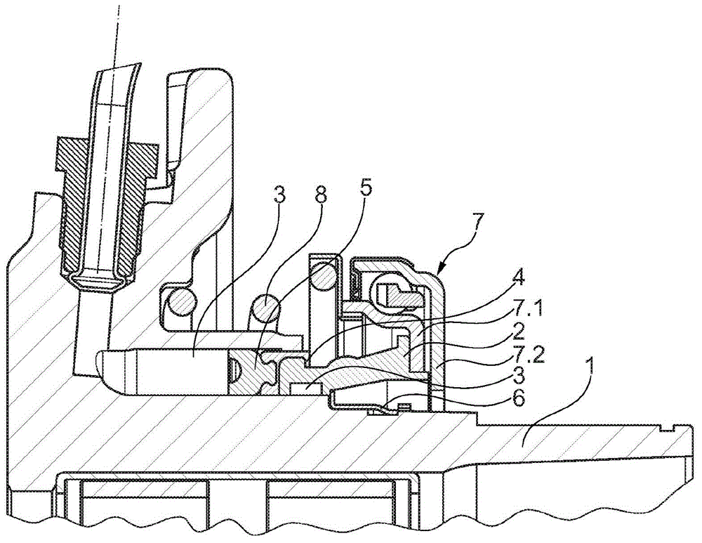 Transport lock, in particular for the piston of a clutch release bearing