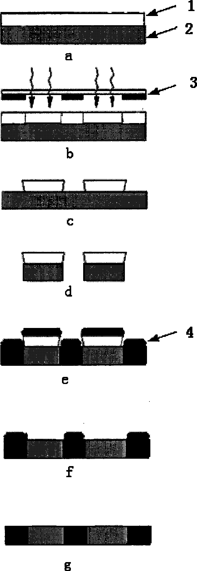 Method for preparing neuro chip by taking polylactic acid as substrate