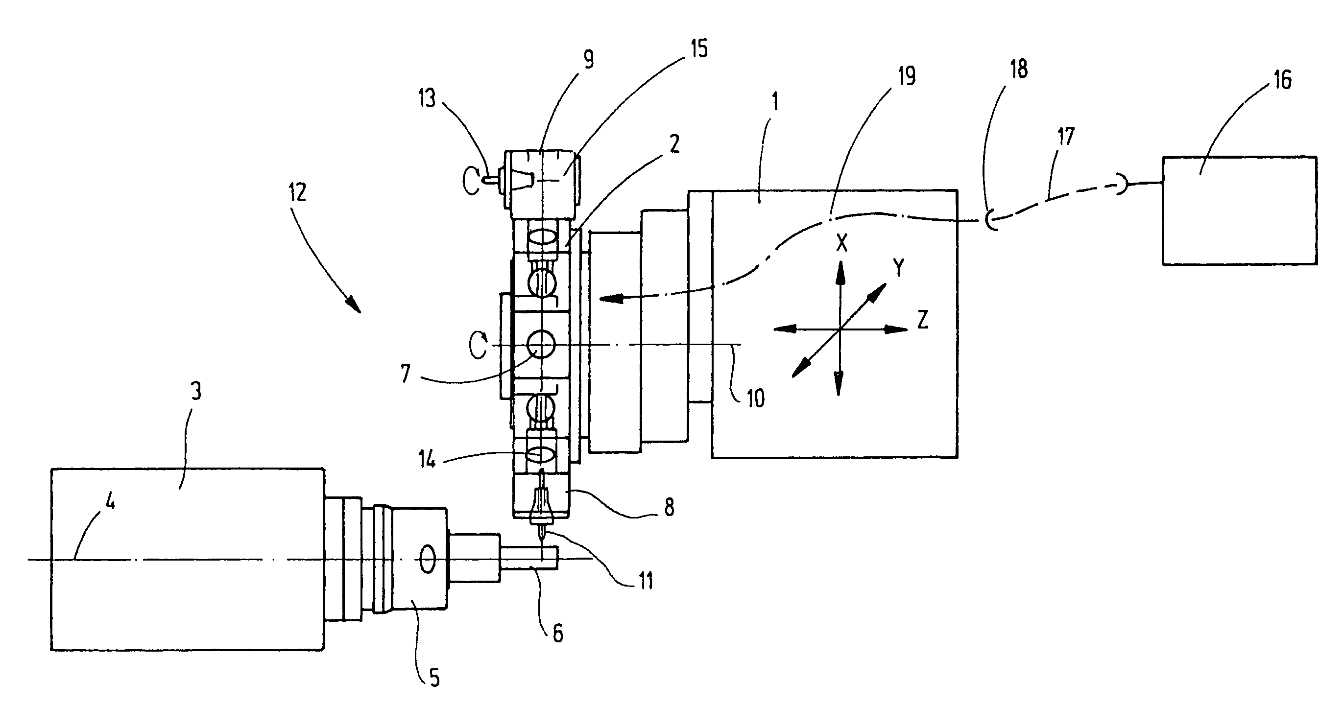 Method and device for lubricating bearing positions, especially in machine tools or their parts