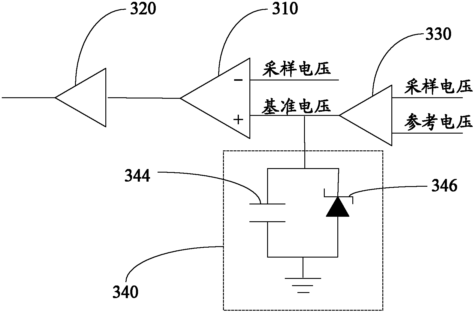 Over-current protection circuit of light-emitting diode (LED) constant-current driving circuit