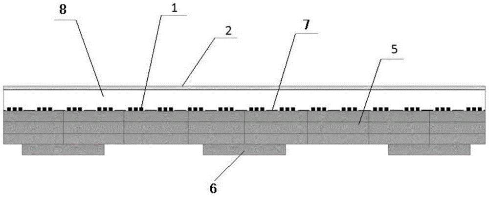 Wafer Inversion Integrated LED Display Packaging Module