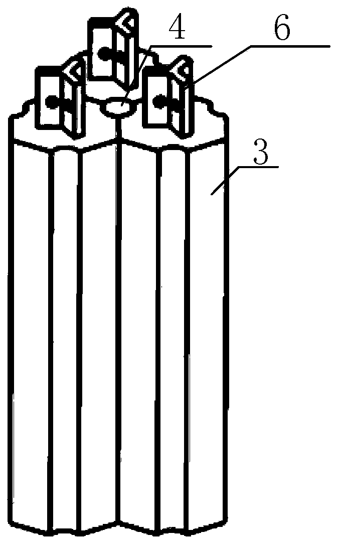 A molten salt reactor core