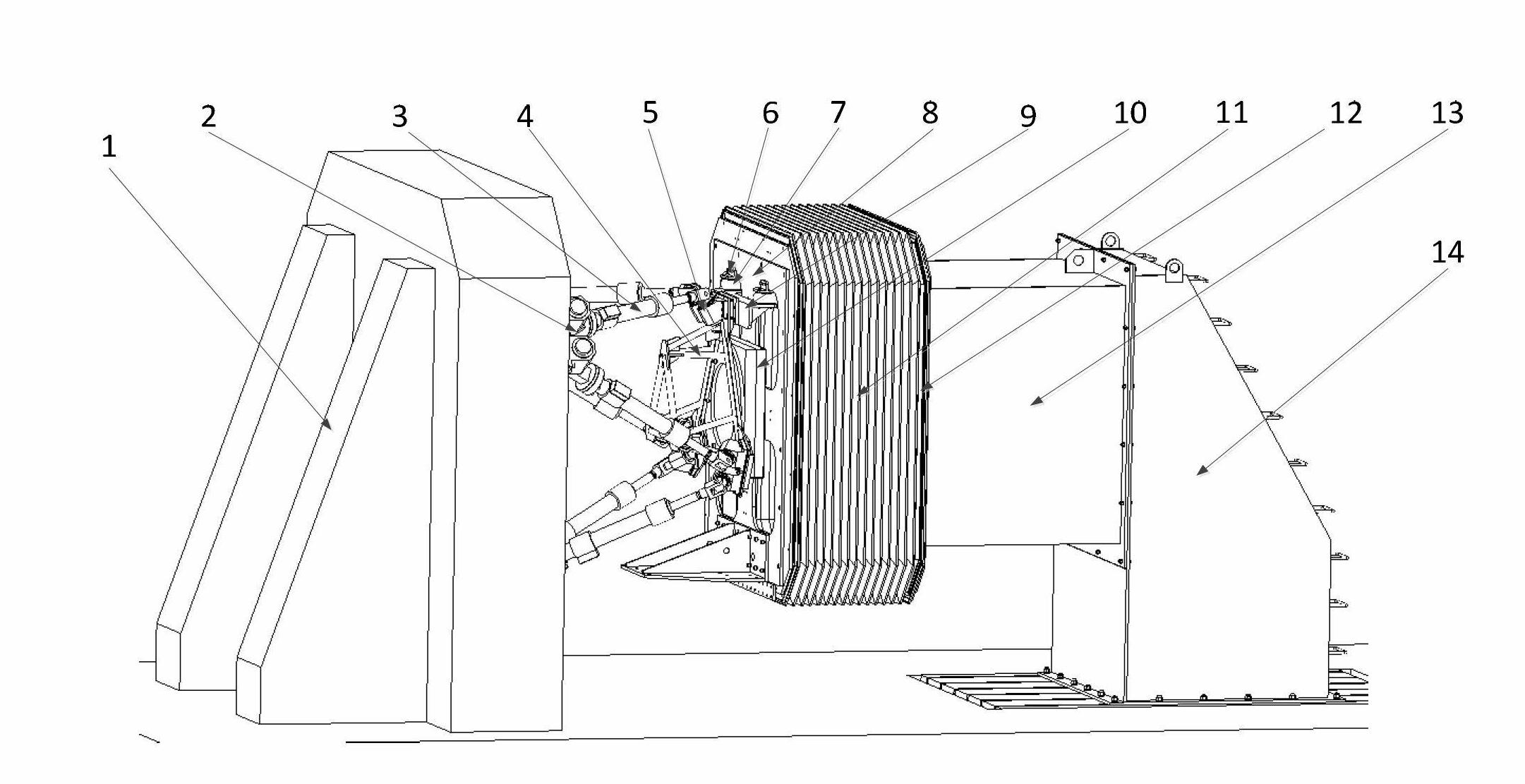 Loading device based on six-degree-of-freedom parallel mechanisms