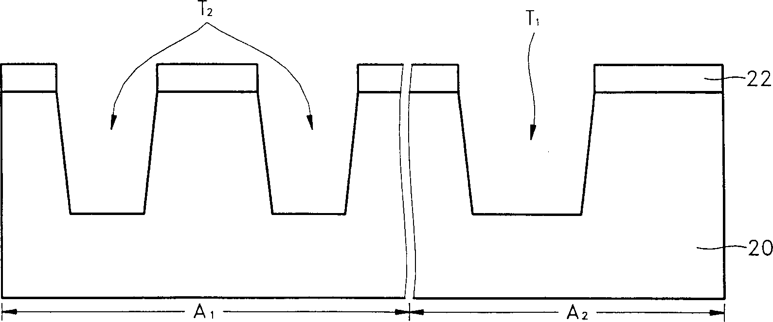 Semiconductor device with shallow-channel isolation structure and its preparing process