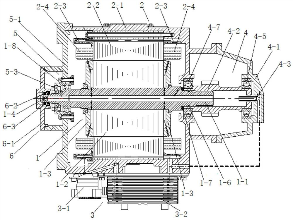 Integrated cooling and lubricating system for electric drive assembly