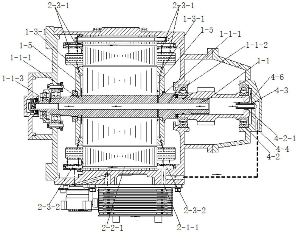 Integrated cooling and lubricating system for electric drive assembly