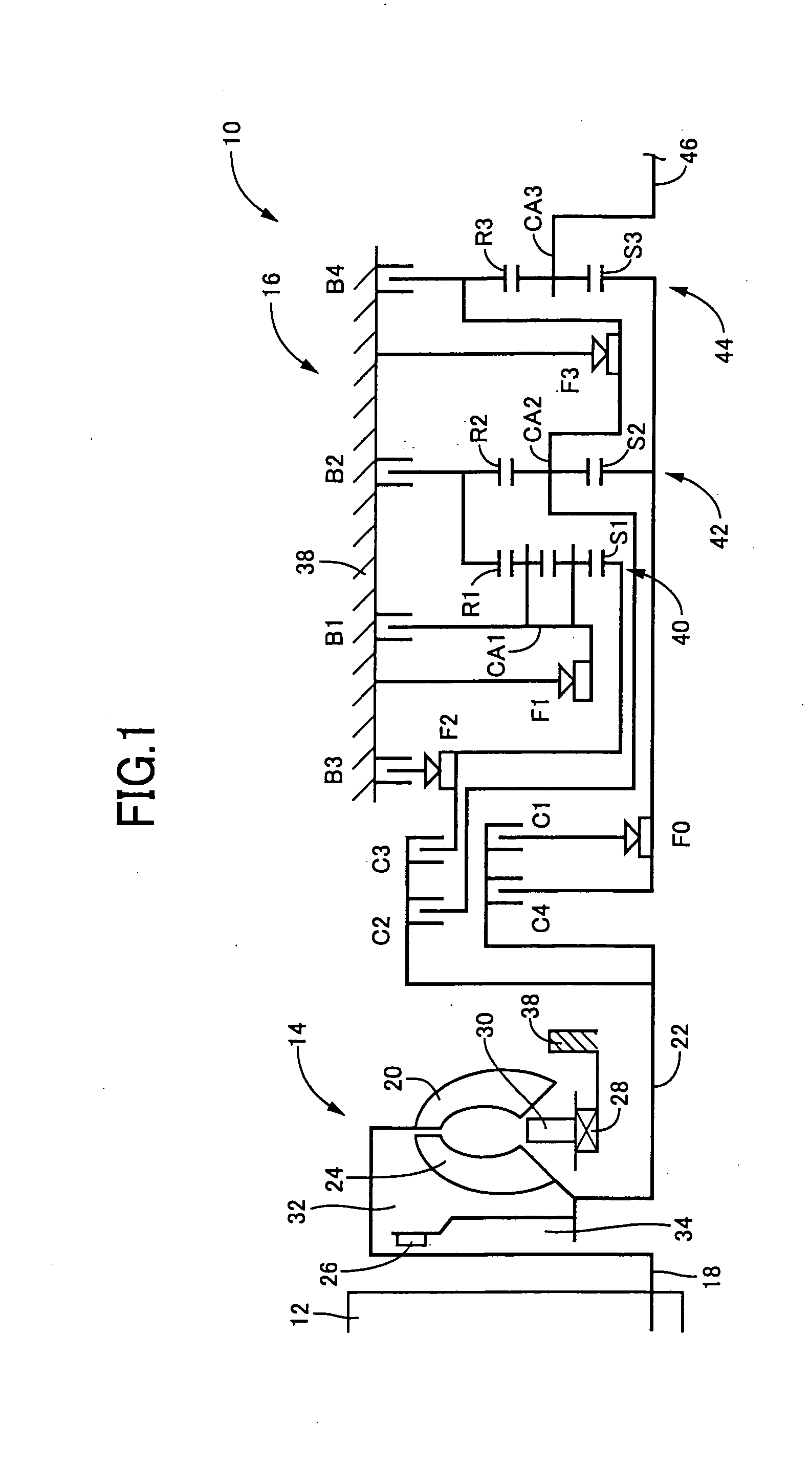 Control device for vehicle automatic transmission