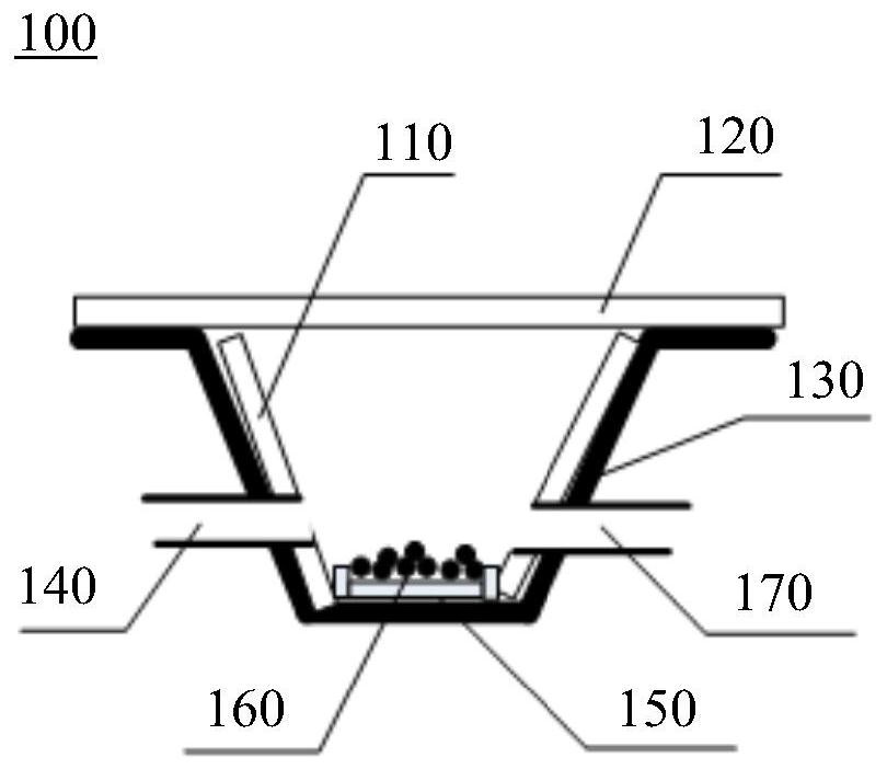 High-power condensation flash burning device