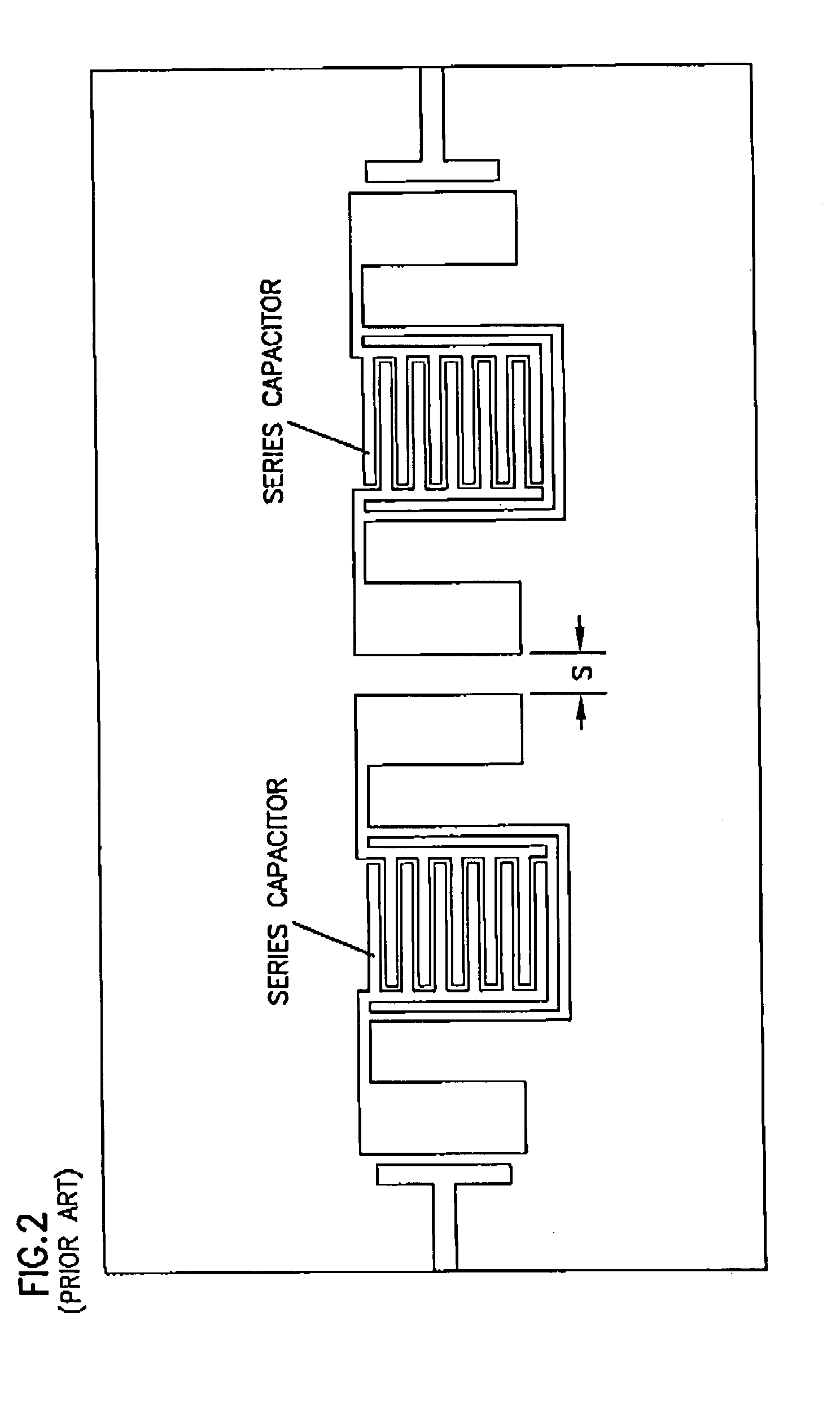 Microstrip filter including resonators having ends at different coupling distances