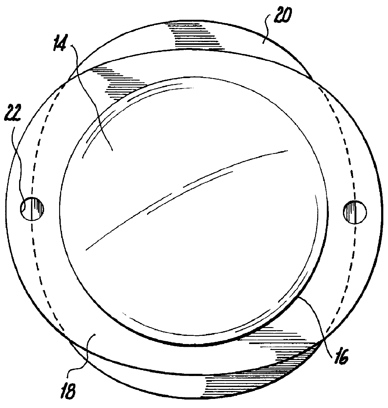 Intraocular lens and method for preventing secondary opacification