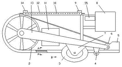 Wheat stubble harvester