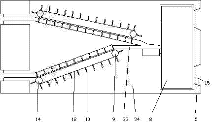 Wheat stubble harvester