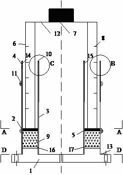 A large hollow cylinder sample maker for coarse-grained soil and its use method
