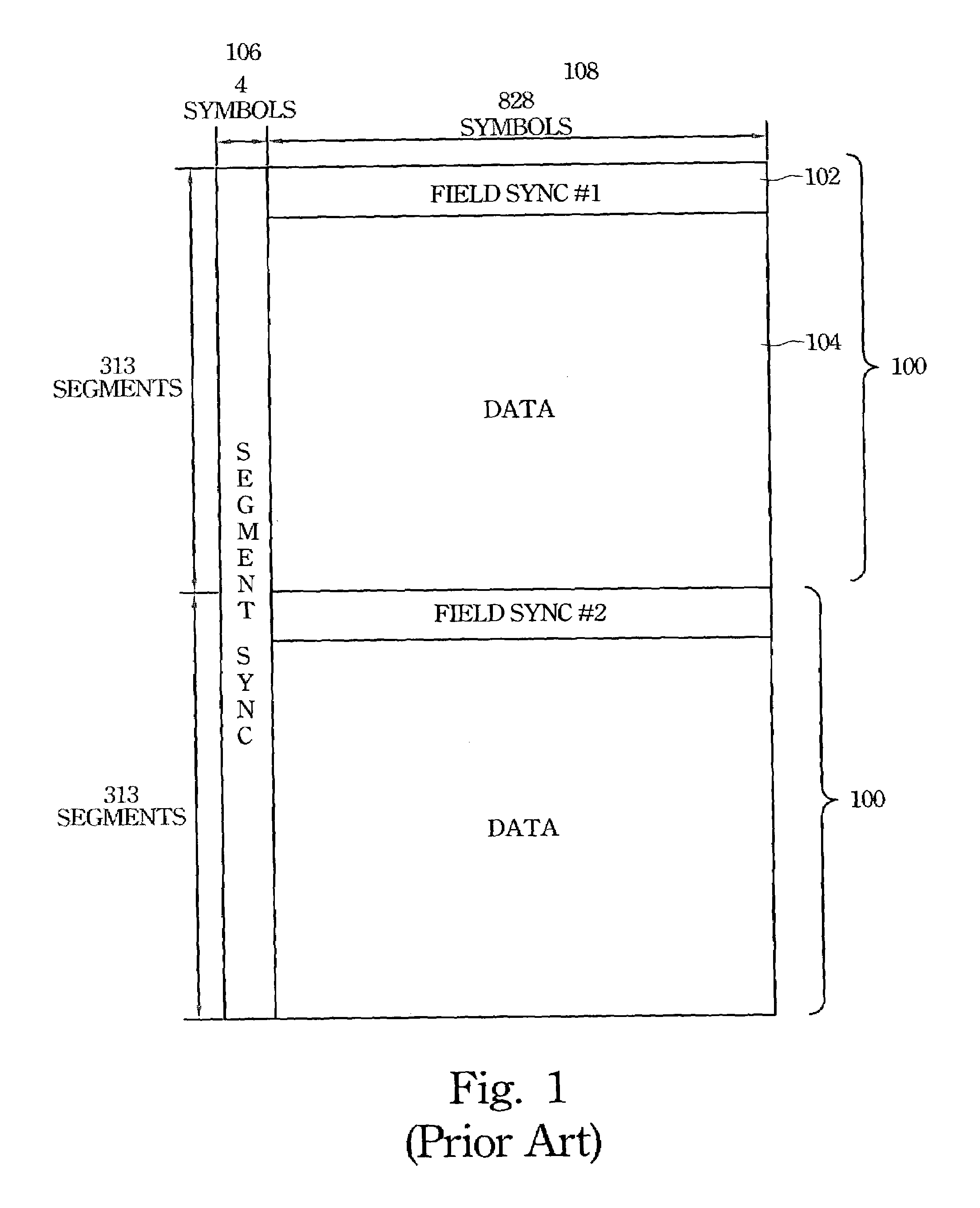 Adaptive equalizer method and apparatus for American ATSC system