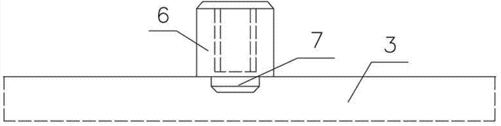 Method and device for firmly welding SMD (surface mounted devices) nuts on printed circuit boards