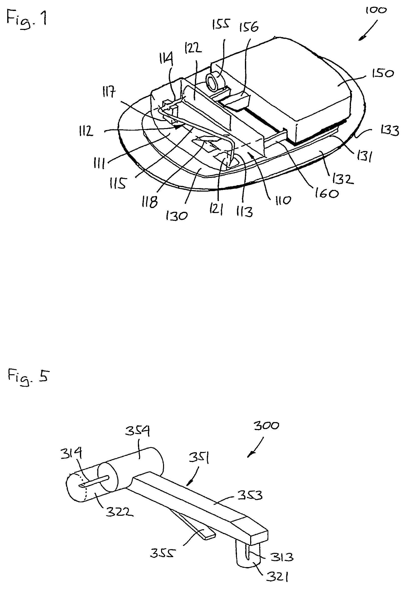 Portable drug delivery device having an encapsulated needle