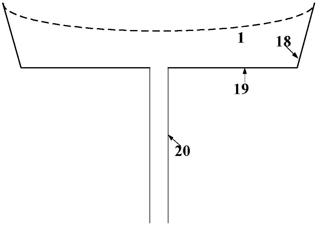 Double-turning funnel type optical fiber grating rainfall sensor with temperature self-compensation characteristic