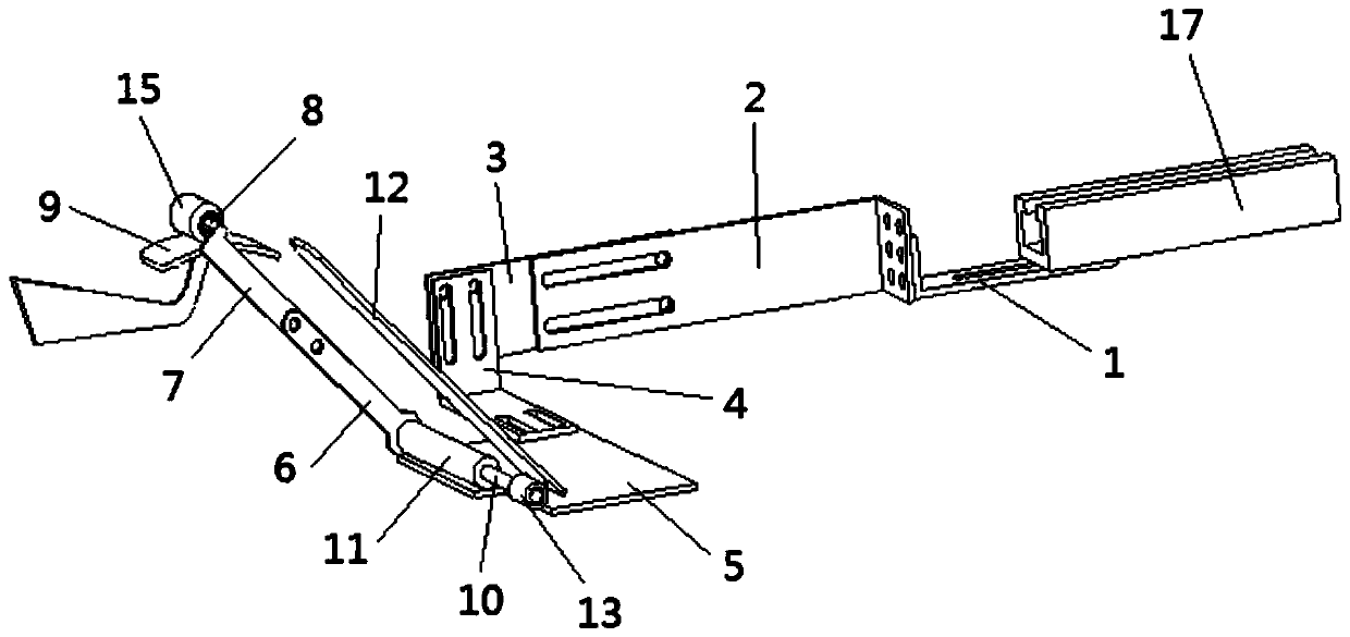 Foldable throttle control device operated by left leg of disabled person