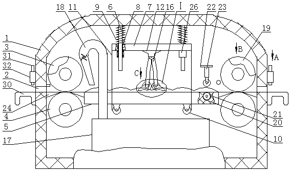 An intelligent bill processing device with sensing sensors