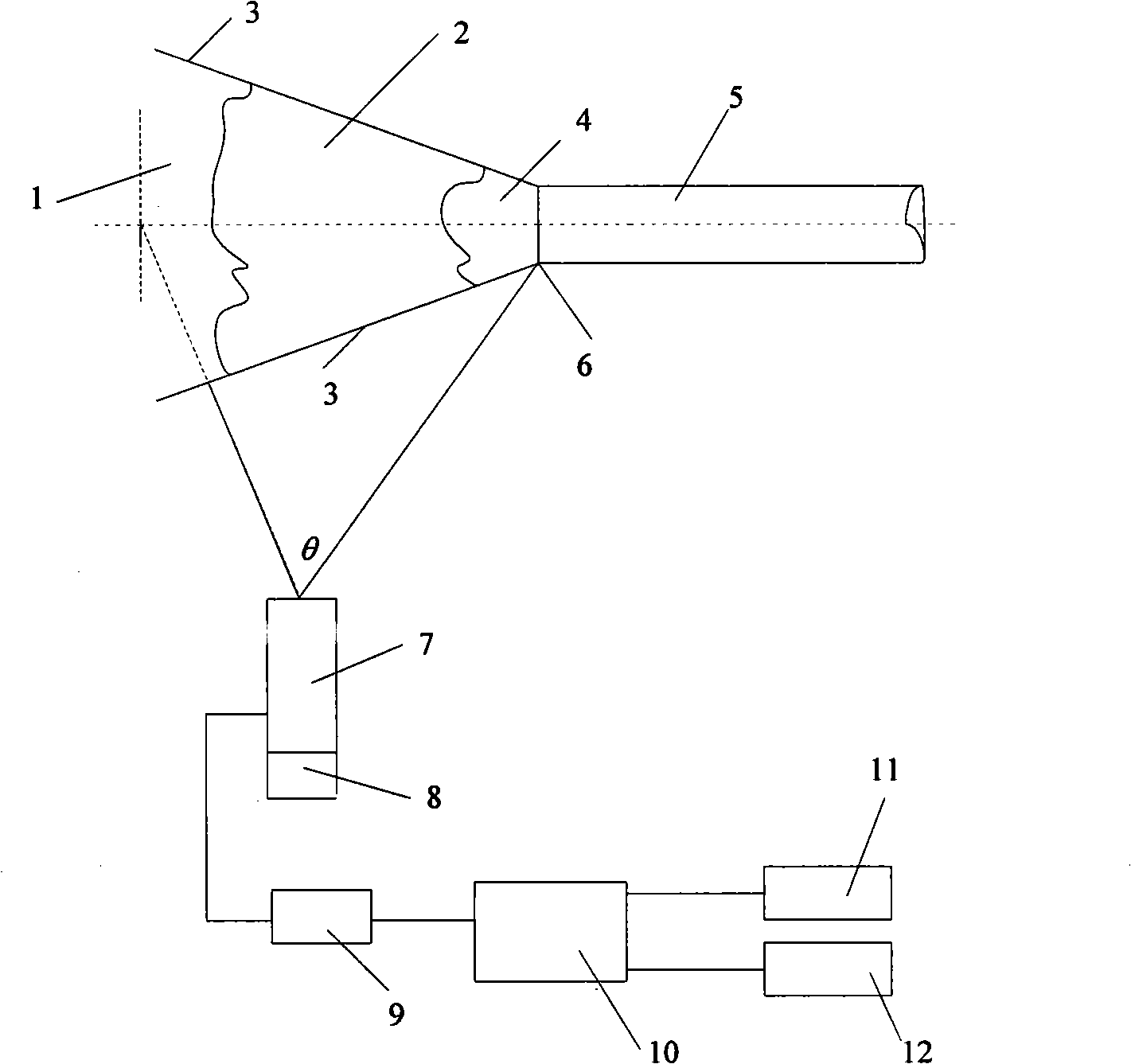Method and apparatus for distinguishing coal-burning boiler coal fines timely degree property