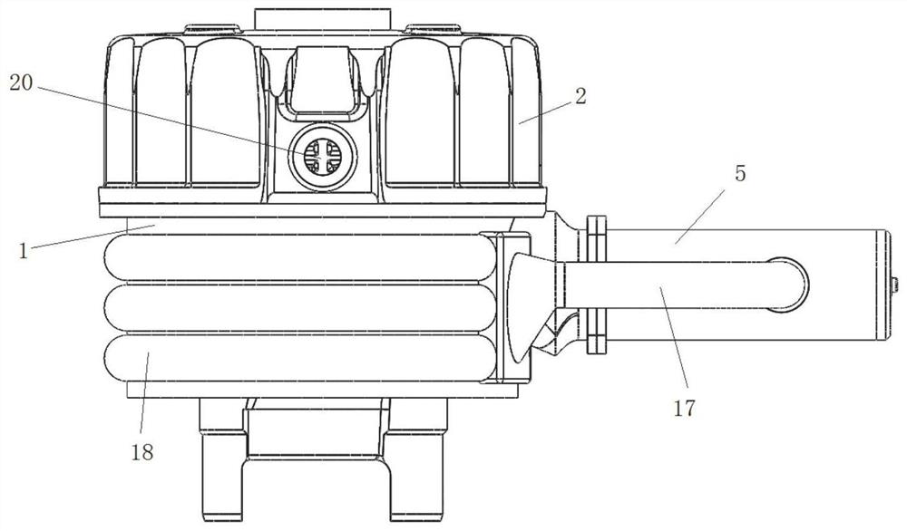 Engine combustion chamber structure, engine and fire pump