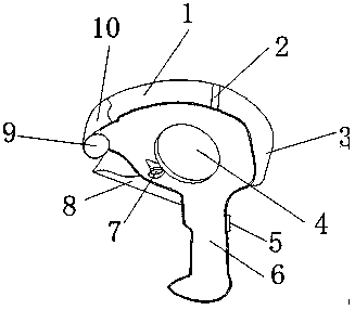 Quick frozen food sampling detecting device