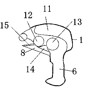 Quick frozen food sampling detecting device