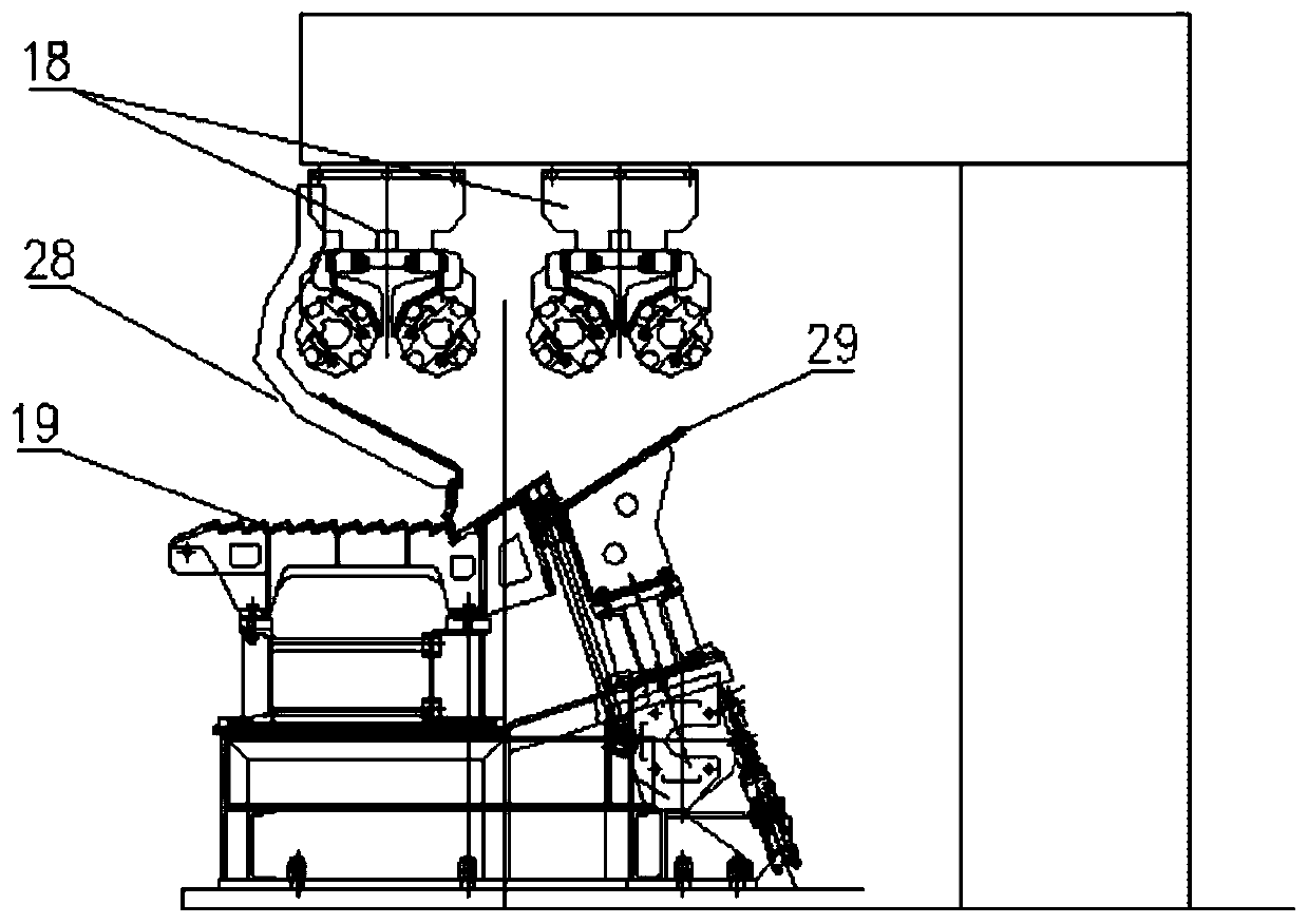 Double-high bar producing device and process