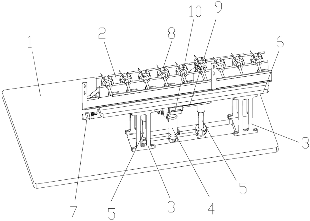 Rotor horizontal moving device