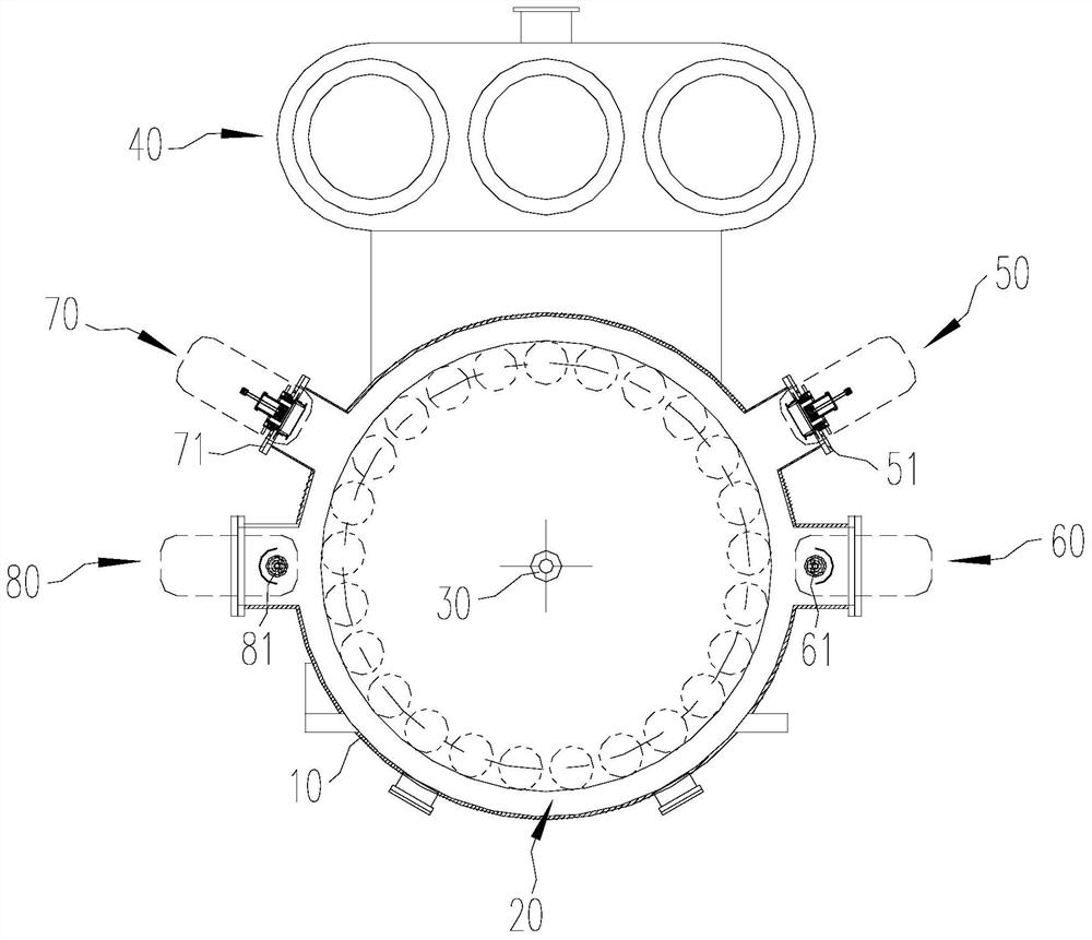 PVD device and method for preparing superhard nanocomposite coating and layer structure