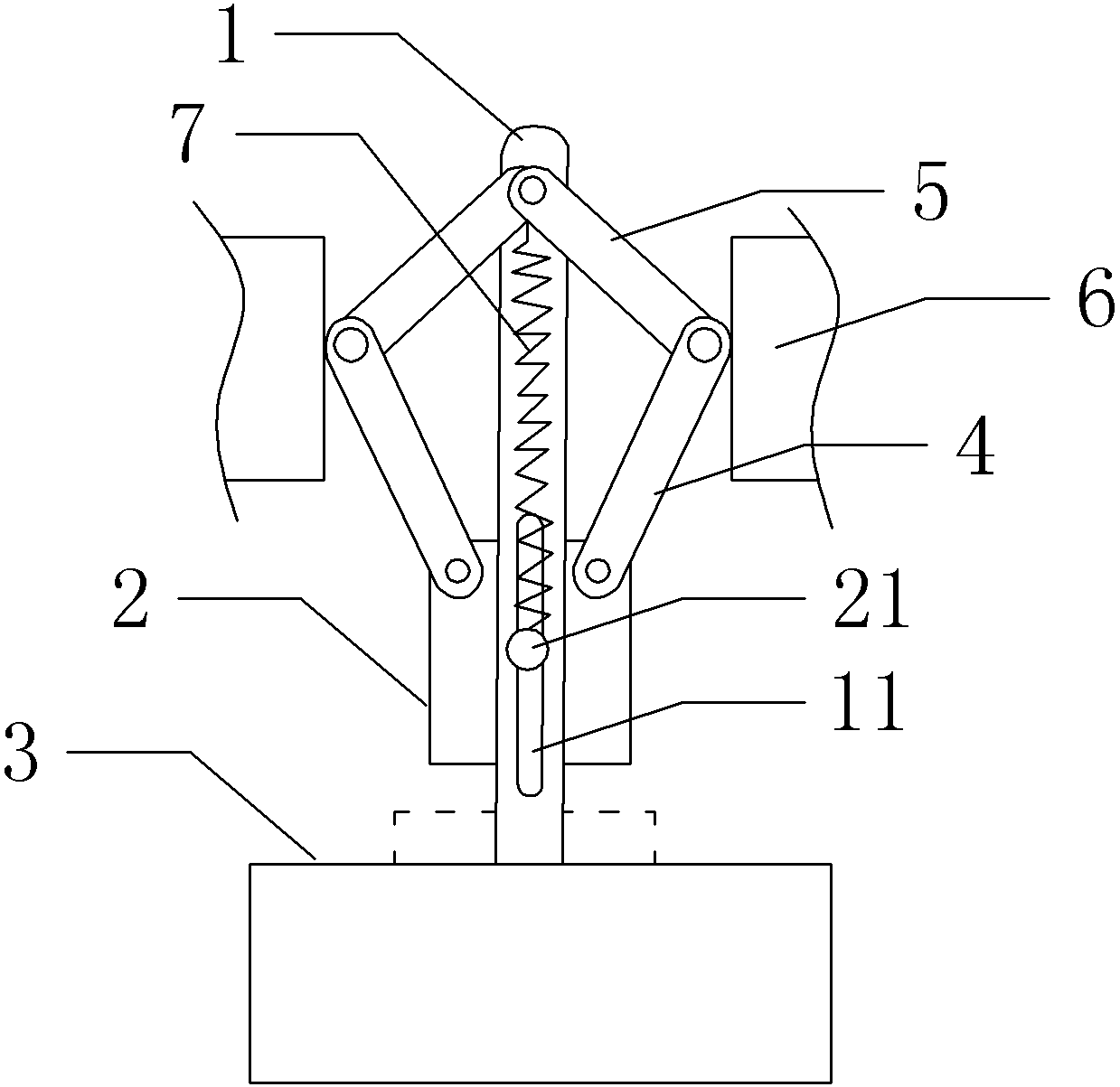 Guiding and clamping device