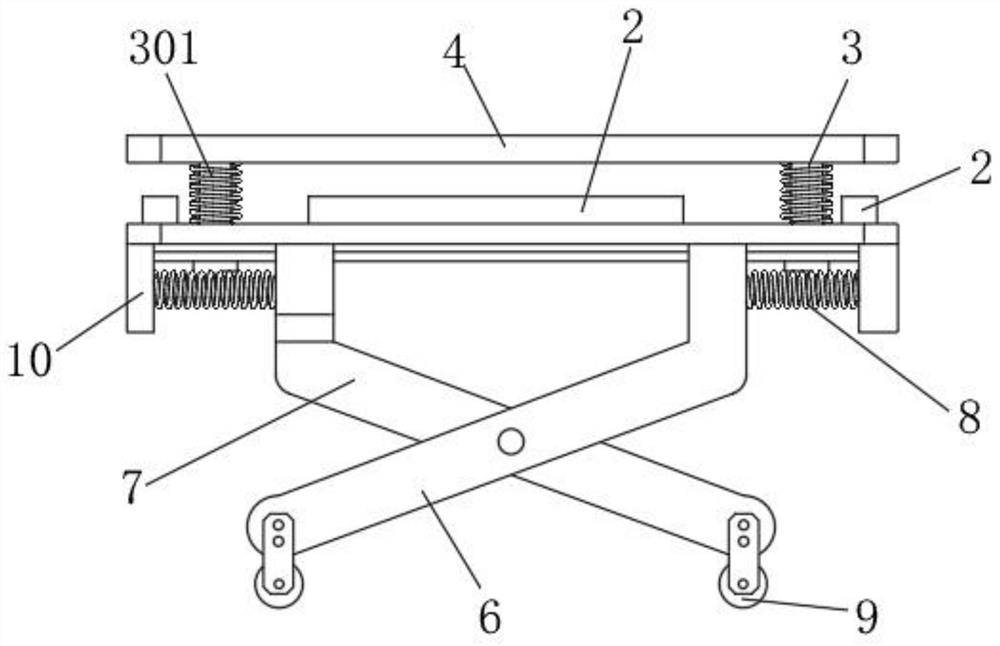 Elevator buffering device